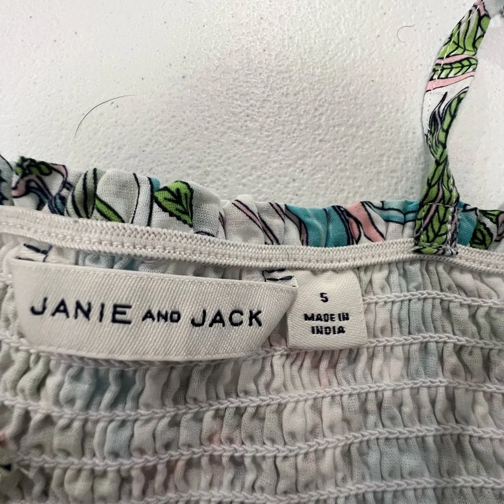 Janie and Jack The Leilani Floral Smocked Sundress 5